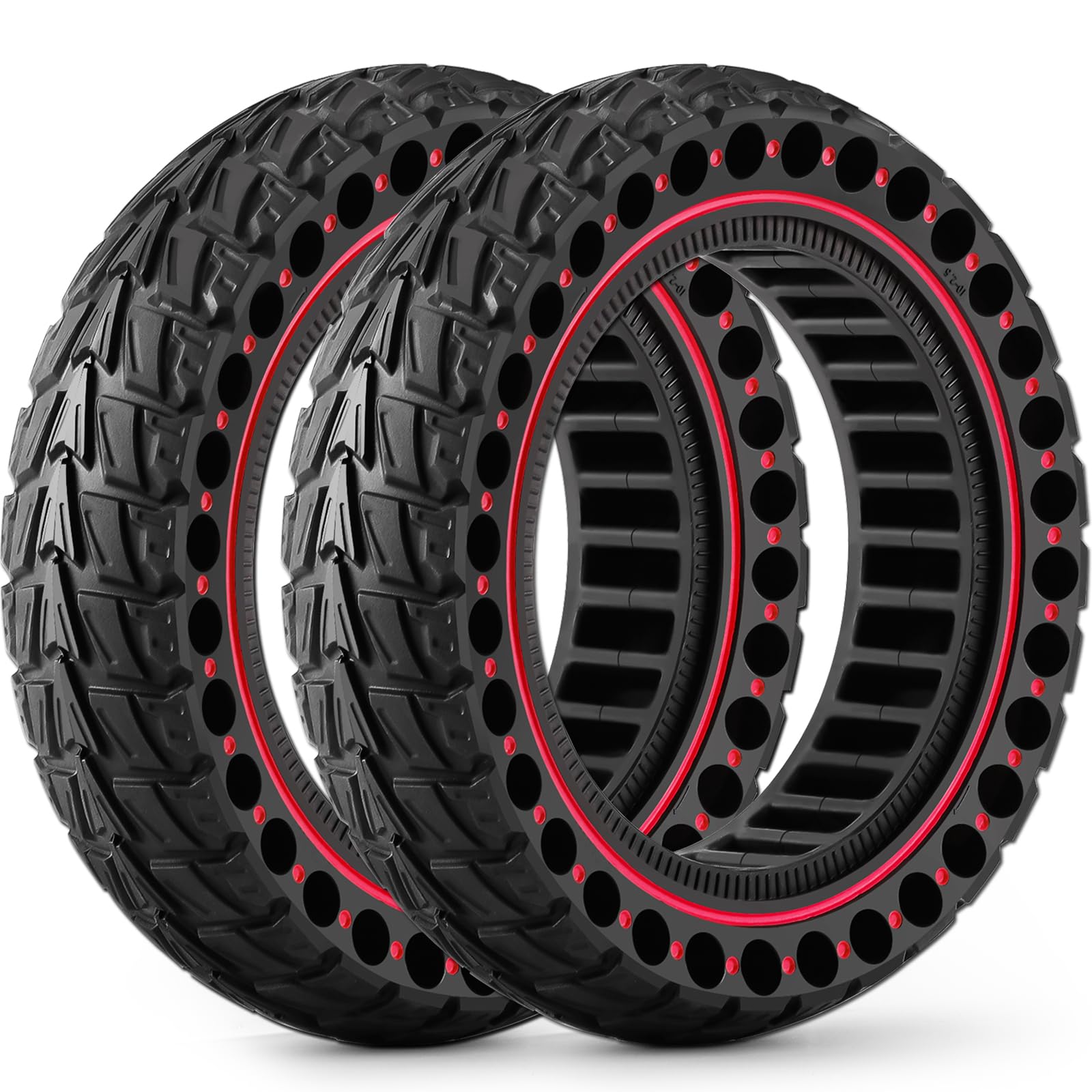 BABEJIA 2PCS Scooter Reifen 60/70-6.5 Tubeless, Werten Sie Ihr Fahrzeug auf mit Scooter Reifen 10x2.5, Off-Road Vollgummireifen 10x2.50-6.5 Kompatibel mit Ninebot G30/G30D/G30LP/G30D/Max G30/G30 II BABEJIA 2PCS Scooter Reifen 60/70-6.5 Tubeless, Werten Sie Ihr Fahrzeug auf mit Scooter Reifen 10x2.5, Off-Road Vollgummireifen 10x2.50-6.5 Kompatibel mit Ninebot G30/G30D/G30LP/G30D/Max G30/G30 II von BABEJIA
