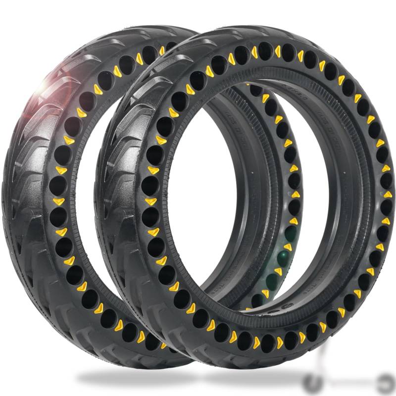 BABEJIA 2PCS Scooter Reifen 50/75-6.1 Tubeless, Werten Sie Ihr Fahrzeug auf mit Scooter Reifen 8 1/2 x2, Vollgummireifen 8.5'' Kompatibel mit Xiaomi 3/3 Lite/M365/Pro 2, Gotrax GXL V2/XR/APEX von BABEJIA