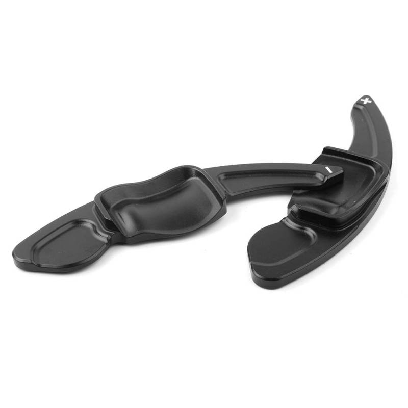 Bacar Auto Aluminium Lenkrad Schaltwippe Erweiterte Innen Schalthebel Verlängerung Trim Abdeckung Set für Golf 6 Für MK5 MK6, Ersetzt# 5K0951528, 5K0951527 Schwarz von BACAR