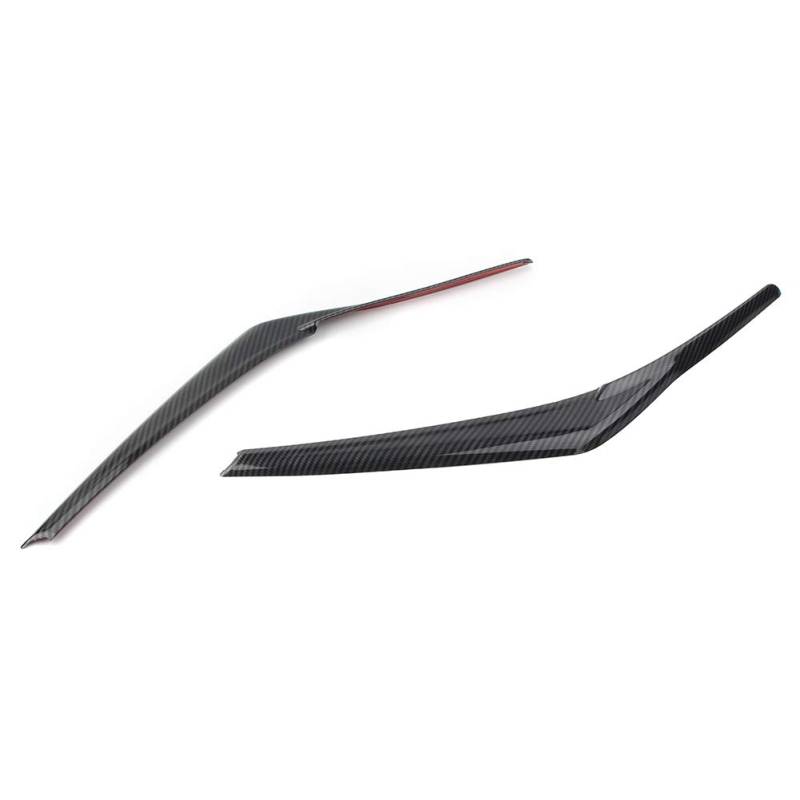 Bacar Autopart Frontscheinwerfer Scheinwerfer Augenbraue Augendeckel Zierabdeckung Für Camry SE/XSE/XLE/L/LE 2018-2020, Carbonfaser-Look von BACAR