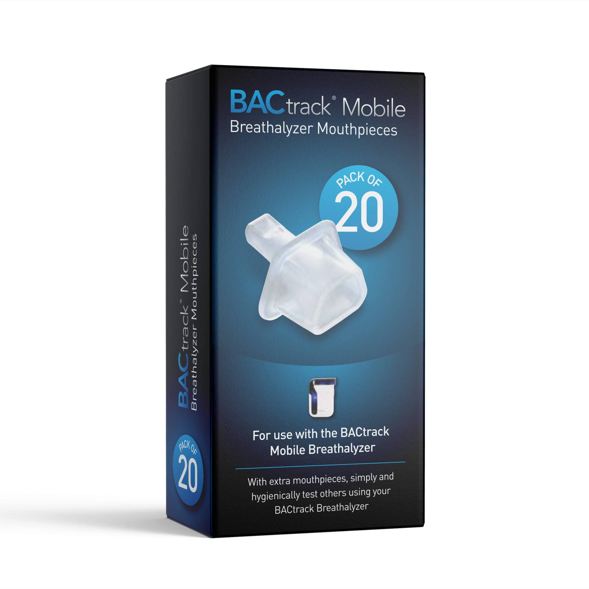 BACtrack Mobile Alkoholtester Mundstücke (Packung mit 20 Stück) von BACtrack