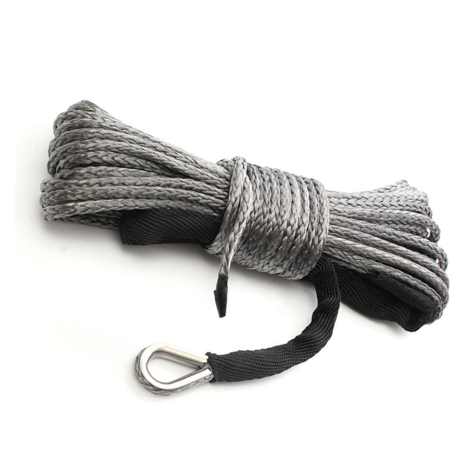 Hochleistungs-Abschleppgurt 12 V 5 MM * 15 M Winde Seil ATV UTV Anhänger Hochfeste Synthetische Winde Linie Kabel Seil Schleppseil mit Mantel Grau Winde 7700LBS Hochleistungs-Abschleppgurt 12 V 5 MM * 15 M Winde Seil ATV UTV Anhänger Hochfeste Synthetische Winde Linie Kabel Seil Schleppseil mit Mantel Grau Winde 7700LBS von BAFEIYA