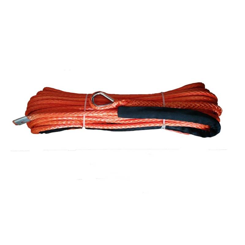 Hochleistungs-Abschleppgurt 12 mm * 28 m Synthetisches UHMWPE-Windenseil for Offroad-4WD-Atv-UTV-4x4-Autoteile(Orange) von BAFEIYA