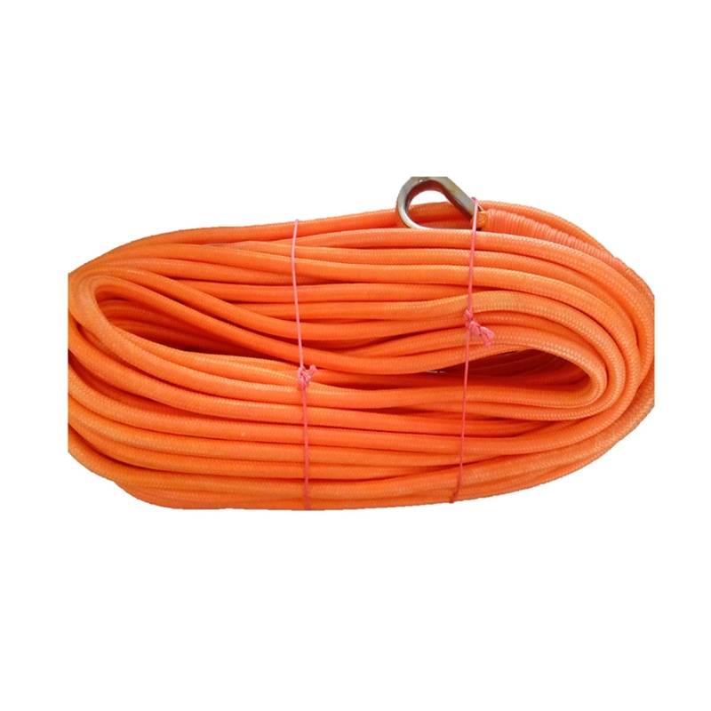 Hochleistungs-Abschleppgurt 12 mm x 50 m doppelt geflochtenes UHMWPE-Synthetik-Windenseil 27000 Pfund Synthetisches Windenseil-Kabelseil for Geländewagen-ATV von BAFEIYA