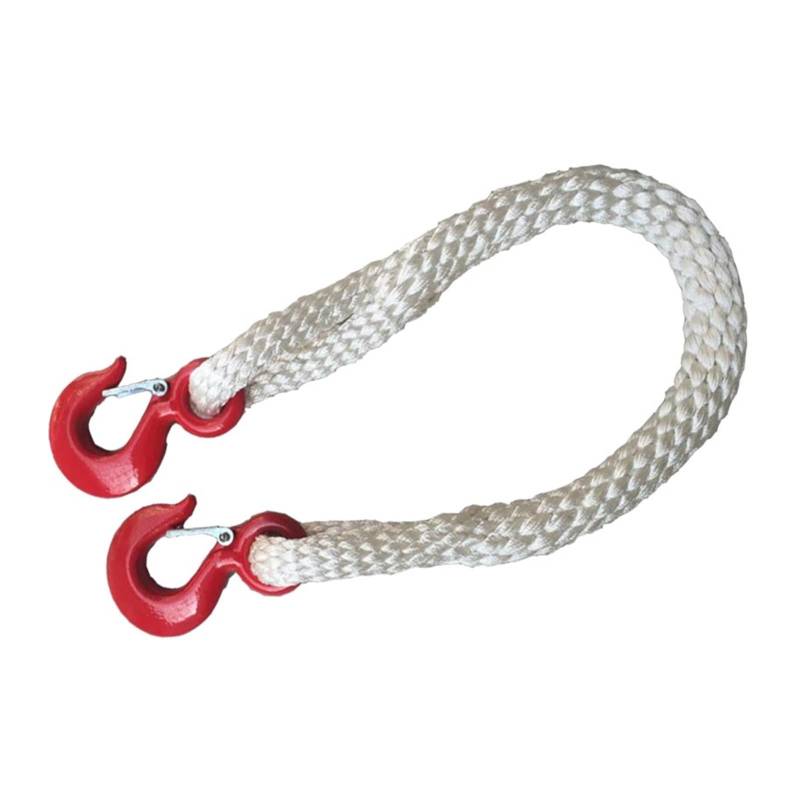 Hochleistungs-Abschleppgurt 1Tonne x 1M-3 Nylon-Abschleppseil mit Zwei Enden, Schnalle, Anhängerseil mit 1 Haken oder 2 Haken for Winde(1TX2M 1pc-01) von BAFEIYA
