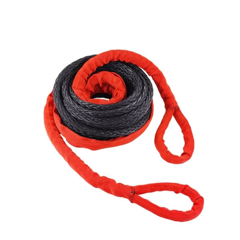 Hochleistungs-Abschleppgurt Abschleppseil, Uhmwpe-Abschleppseil 12 mm x 9 m, 26400 lbs for 4x4 ATV Utv SUV Heavy Duty Notfall-Offroad von BAFEIYA