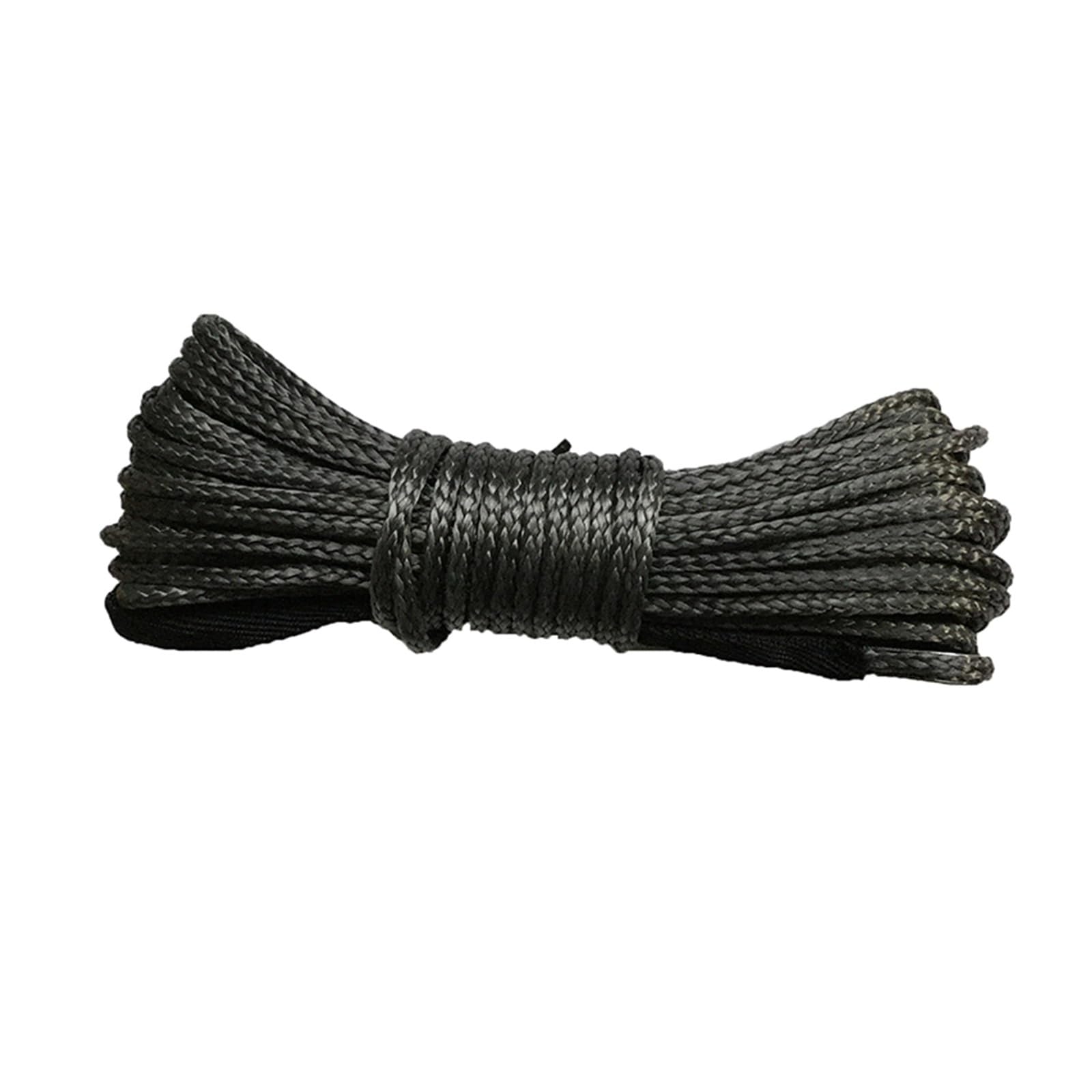 Hochleistungs-Abschleppgurt Synthetisches Windenseil, Kabelseil, 8 mm x 30 m, Synthetisches Windenseil for ATV-Mithelfer 4x4(Grey) von BAFEIYA