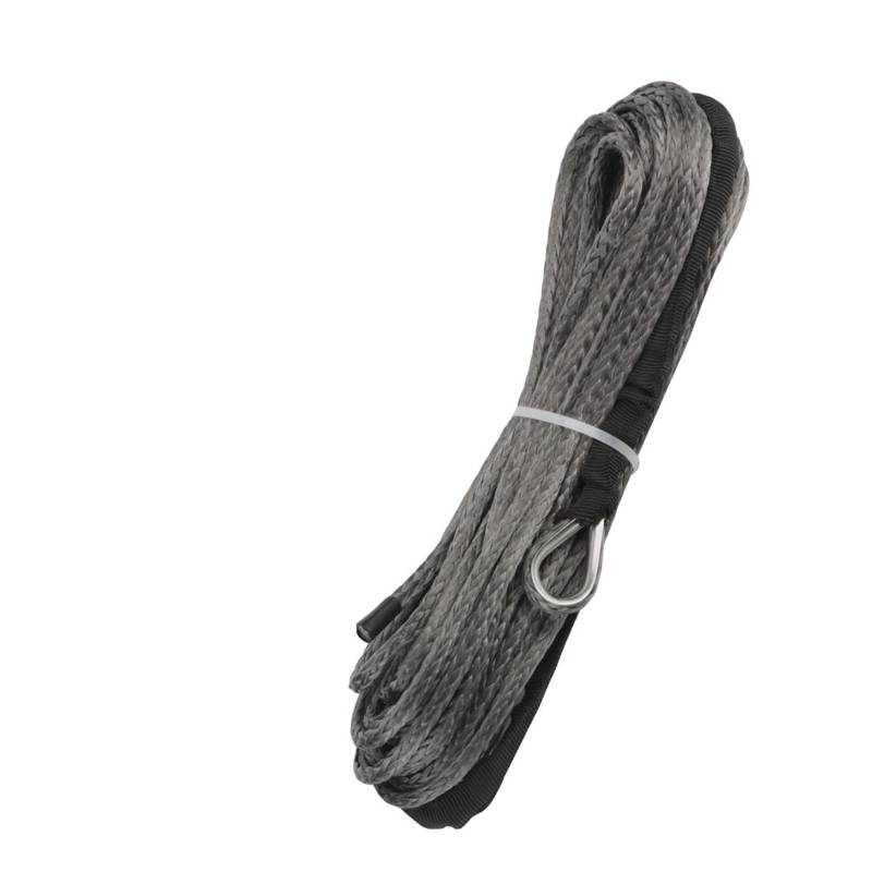 Hochleistungs-Abschleppgurt Windenleine Kunstfaserseil 4,8 mm * 15 m UHMWPE-Seil Abschleppseil von BAFEIYA