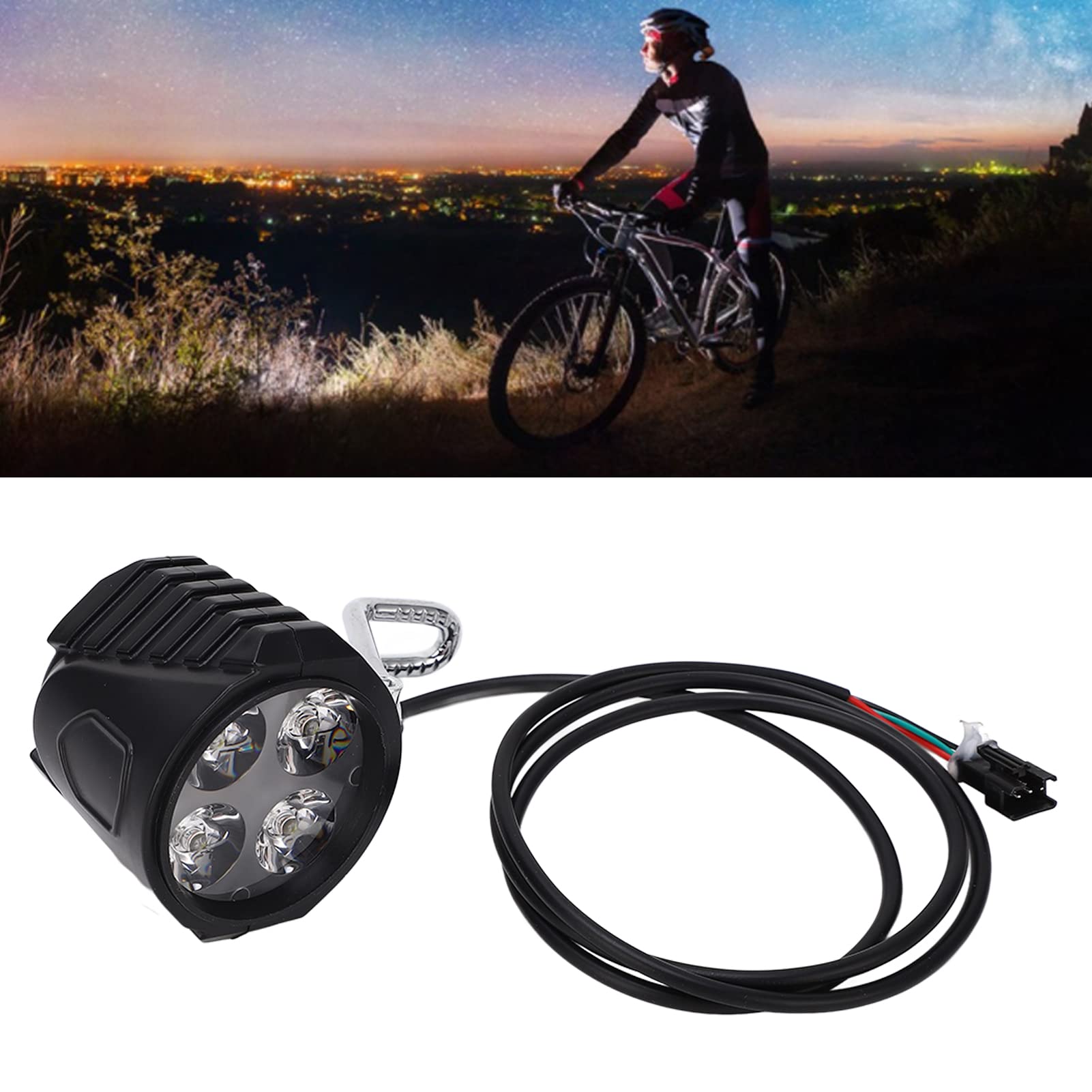 10 -Zoll -Elektro -Roller Vordere Licht, Universeller 12 Bis 72 V 2 in 1 Elektrofahrradhorn -Scheinwerfer Zum Radfahren mit Hellen LED -Leuchten und Einem Knusprigen Lauten Horn 10 -Zoll -Elektro -Roller Vordere Licht, Universeller 12 Bis 72 V 2 in 1 Elektrofahrradhorn -Scheinwerfer Zum Radfahren mit Hellen LED -Leuchten und Einem Knusprigen Lauten Horn von BAFOVY