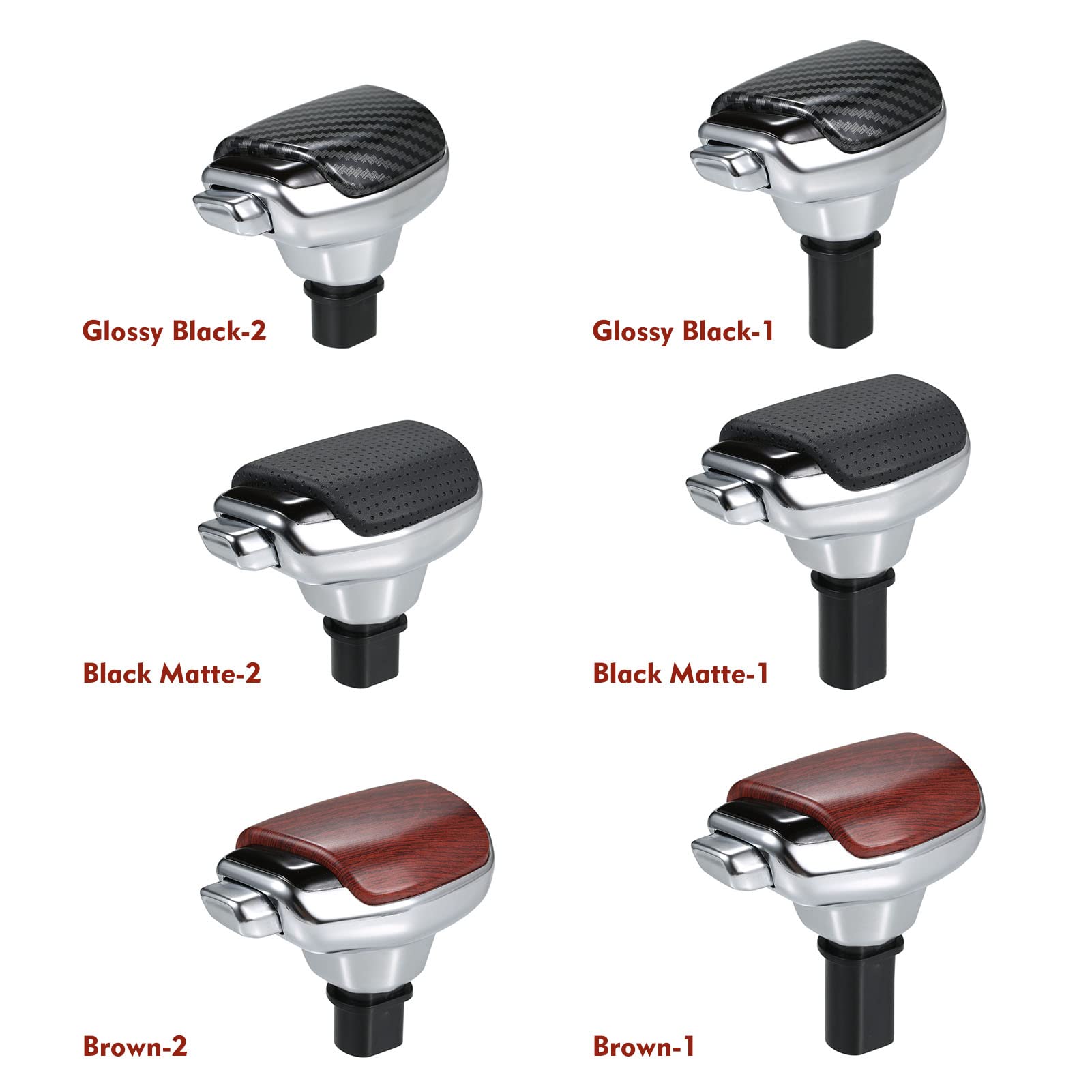 BAFOVY Automatischer Schaltknauf, PU Leder Car Gear -Schalthebel Shifter Long Hebel für Linkshand Drive, Stilvolles, Leichtes Design, Einfache Installation mit Luxuriöses Gefühl, Kompakt (#4) von BAFOVY