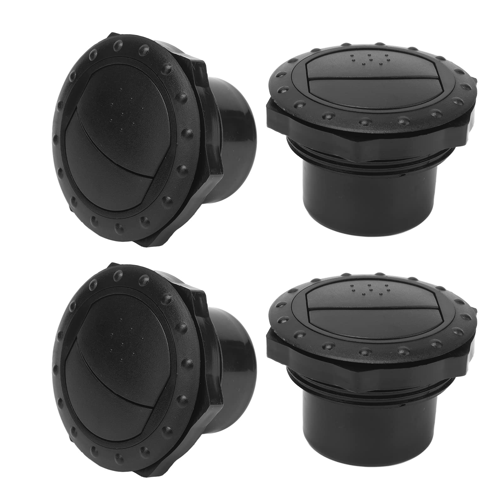 Dashboard Air Vent Deflector, Universal Fit 4x Car Air Vent Deflector für Wohnmobile, Busse, Yachten mit 2,4 -Zoll -Loch, Upgrade Zubehör für Fahrzeuge Dashboard Air Vent Deflector, Universal Fit 4x Car Air Vent Deflector für Wohnmobile, Busse, Yachten mit 2,4 -Zoll -Loch, Upgrade Zubehör für Fahrzeuge von BAFOVY