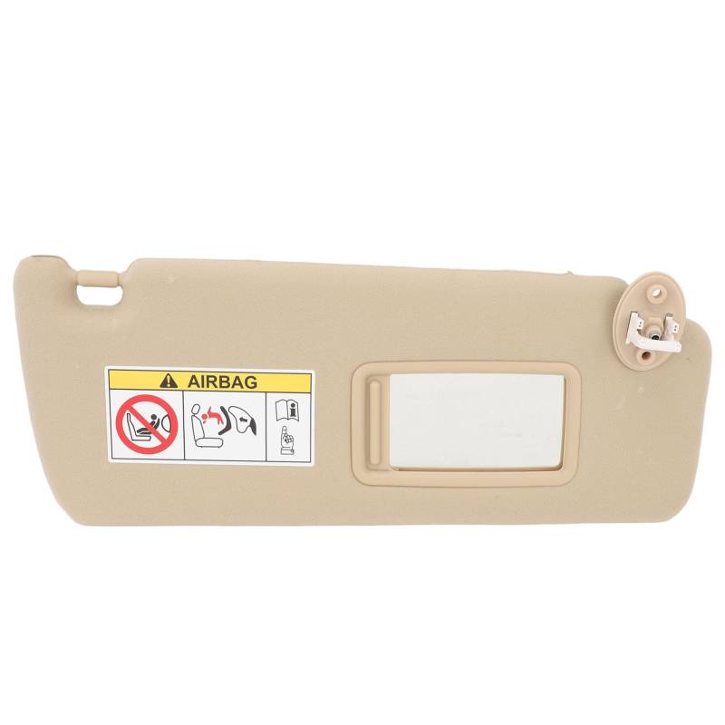 Front Sun Visor with Mirror Beige Replacement for Land Cruiser Prado 2010‑2023, Left Hand Drive, Sun Visor Blockiert Effektiv Sonnenlicht für Land Cruiser Prado 2010-2023 (Rechts) von BAFOVY
