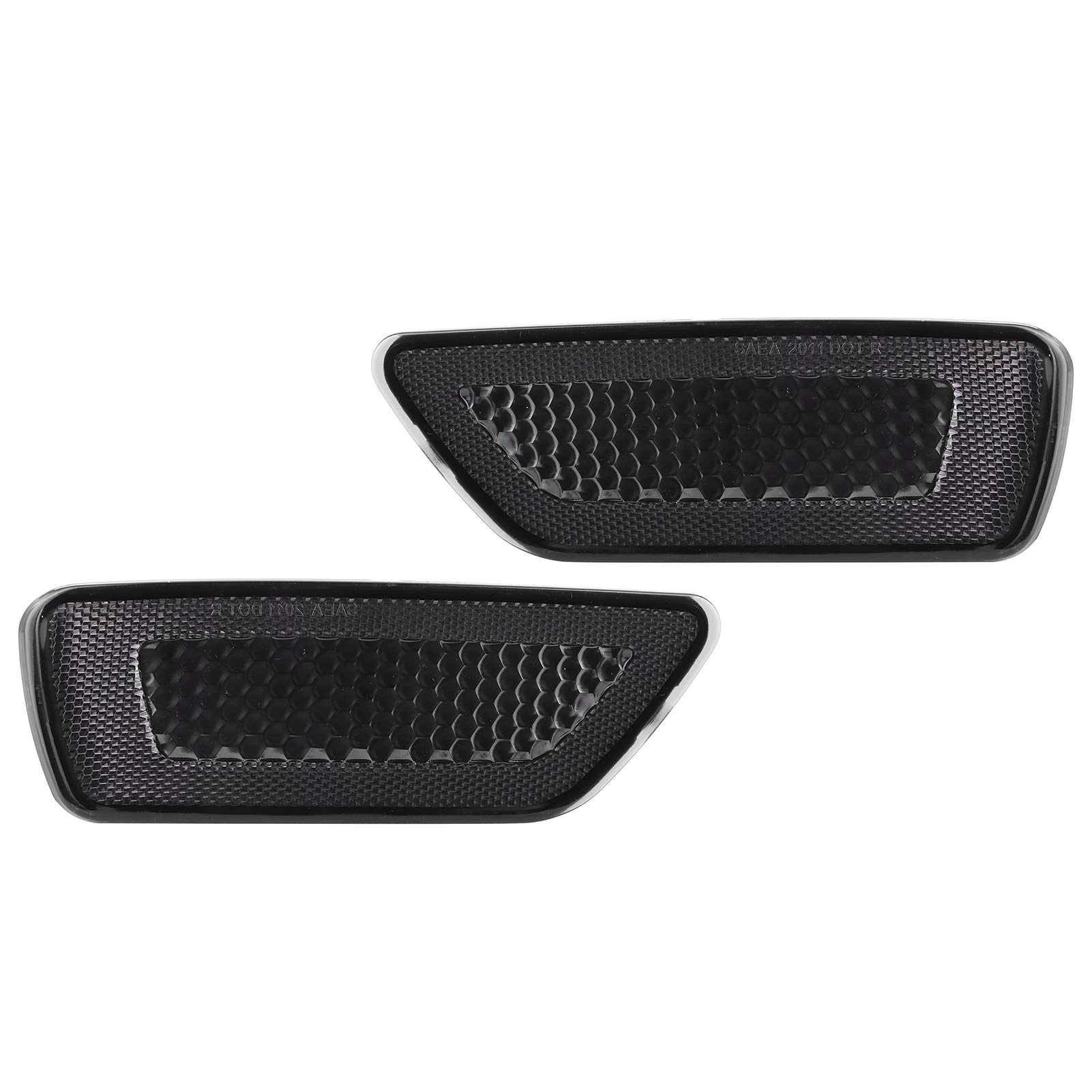 Heck-Stoßfänger-Reflektor 57010720AC, CH1185100, Stilvolles Aussehen, Breite Kompatibilität für Journey AVP // Crossroad/GT mit Faszien 2011-2018 (BLACK) von BAFOVY