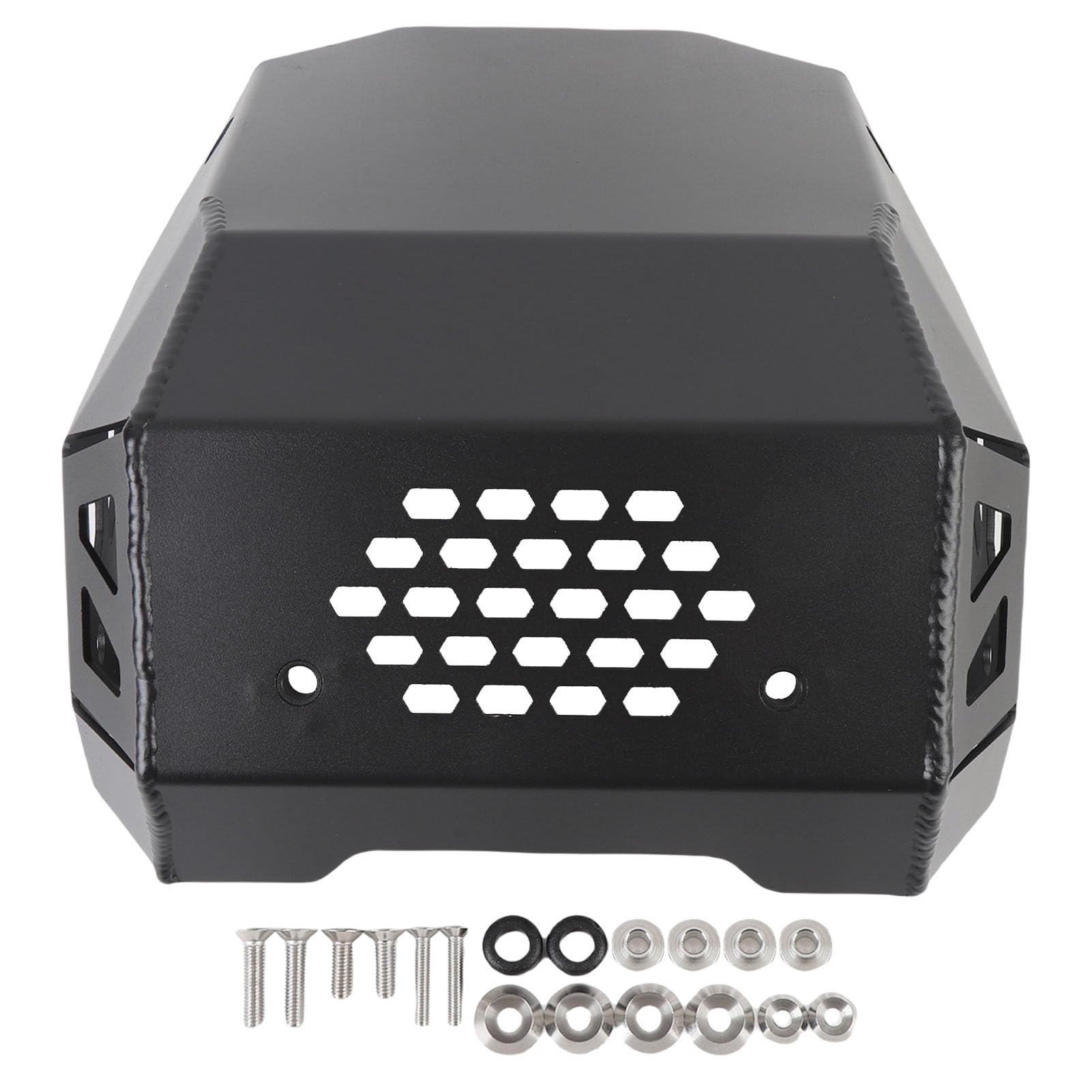 Motorrad Abdeckung Aluminiumlegierung Leicht Hochfester Schutz Ersatz für 450MT CF450MT 2024+ Schutzgepäck Aluminiumlegierungs Motorrad Rahmen mit Motor Fahrrad Chassis Schutz (BLACK) von BAFOVY
