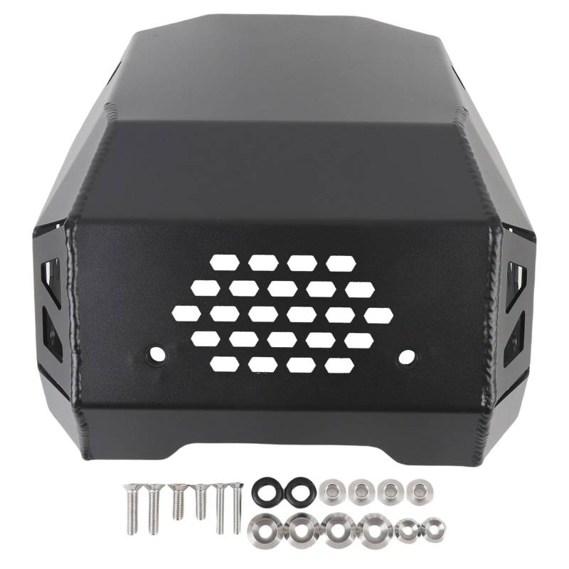 Motorrad Abdeckung Aluminiumlegierung Leicht Hochfester Schutz Ersatz für 450MT CF450MT 2024+ Schutzgepäck Aluminiumlegierungs Motorrad Rahmen mit Motor Fahrrad Chassis Schutz (BLACK) von BAFOVY