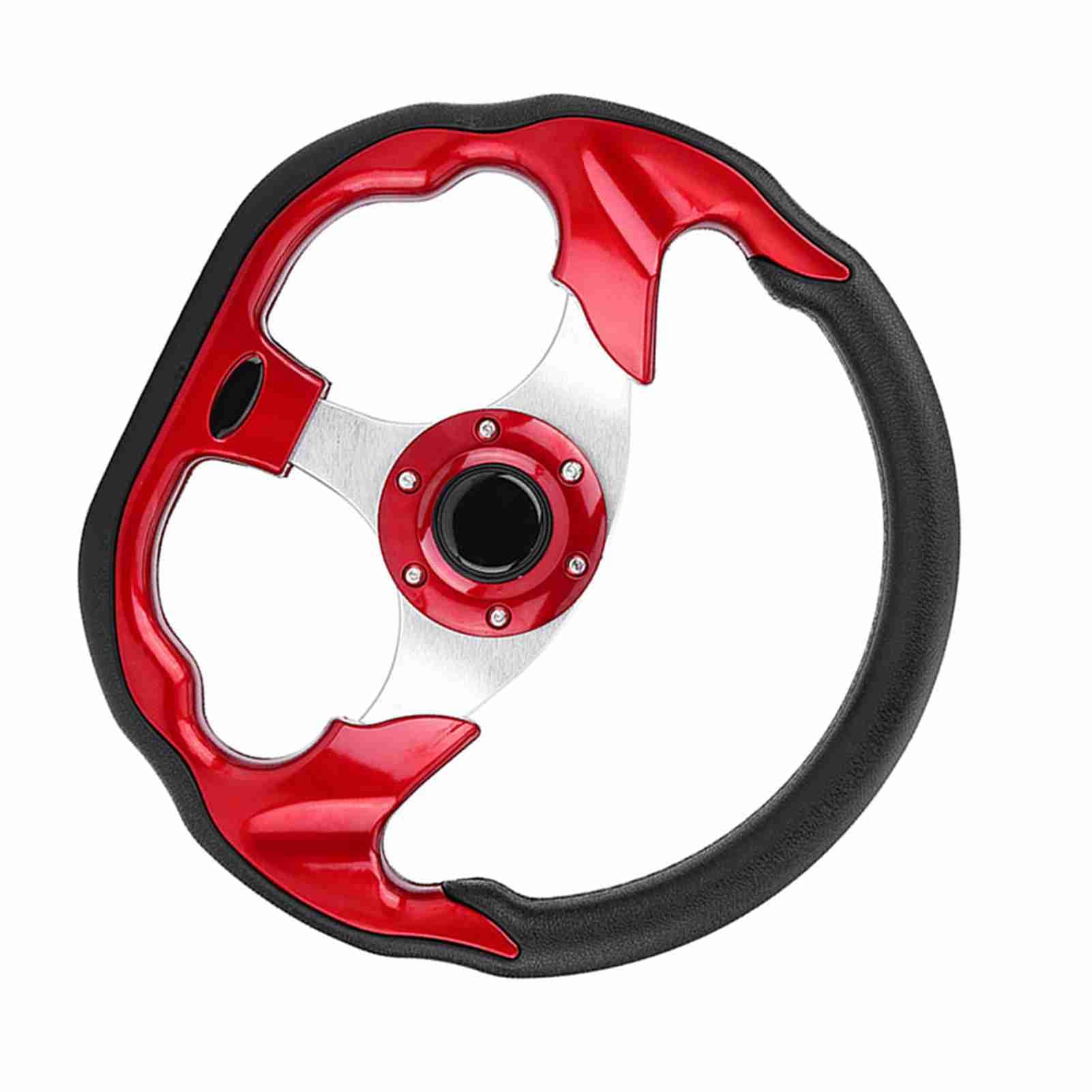 Universal Racing Lenkrad, Präzises Anti-Skid-Design, Verbesserte Kontrolle, Neues Modedesign, Vielfalt der Farben, aus Materialien Hergestellt, mit Zuversicht für die Kontrolle des Rennens, für (Rot) Universal Racing Lenkrad, Präzises Anti-Skid-Design, Verbesserte Kontrolle, Neues Modedesign, Vielfalt der Farben, aus Materialien Hergestellt, mit Zuversicht für die Kontrolle des Rennens, für (Rot) von BAFOVY