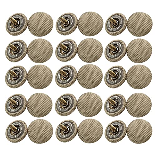 30 StüCk Decke Stoff Befestigung Schraube Dach Feste Schnalle Schnapp Nieten Halter Automotive Dachhimmel Reparatur Knopf Beige von BAIGOO