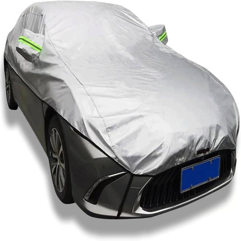 Halbgarage Für Audi TT TTRS MK1 MK2 MK3| Sonnen- & Staubschutz + Atmungsaktiv | Windschutzscheiben-Abdeckung Mit Reflektierendem Sicherheitsrand(Silver,TT MK1) von BAIRU