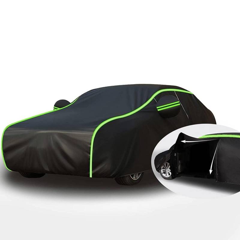 Autoabdeckung Winter für Dacia Jogger Autoabdeckung Outdoor Vollgarage Auto Abdeckplane Robuste Autoabdeckung aus Oxford-Stoff mit Reißverschluss von BAITUB