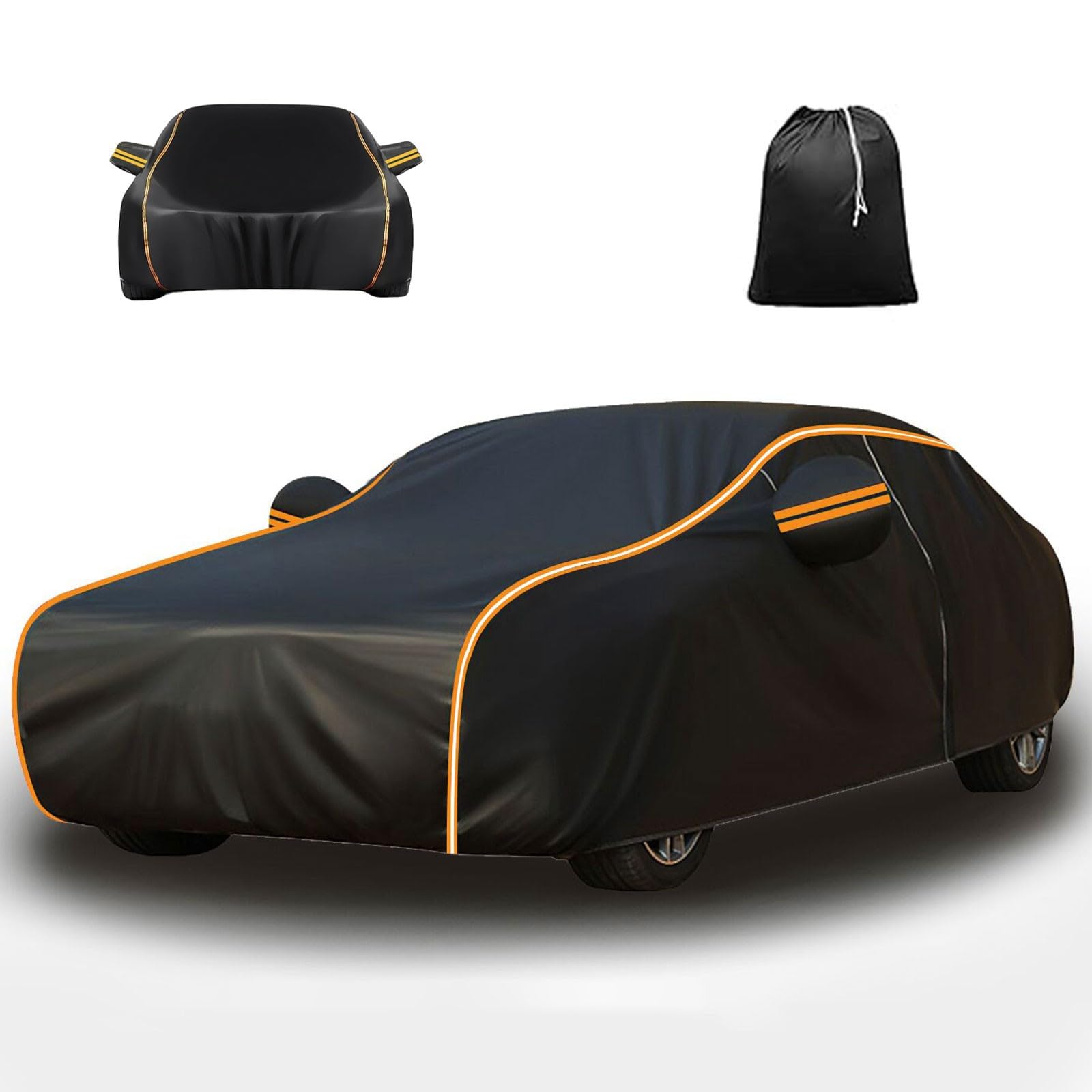 Autoabdeckung Winter für 𝖧𝗎𝗆𝗆𝖾𝗋 H2 SUV 2002-2009 Auto Abdeckplane Autoabdeckung Wasserdicht Winter wetterfeste Auto Abdeckplane Autoabdeckung Outdoor von BAITUB