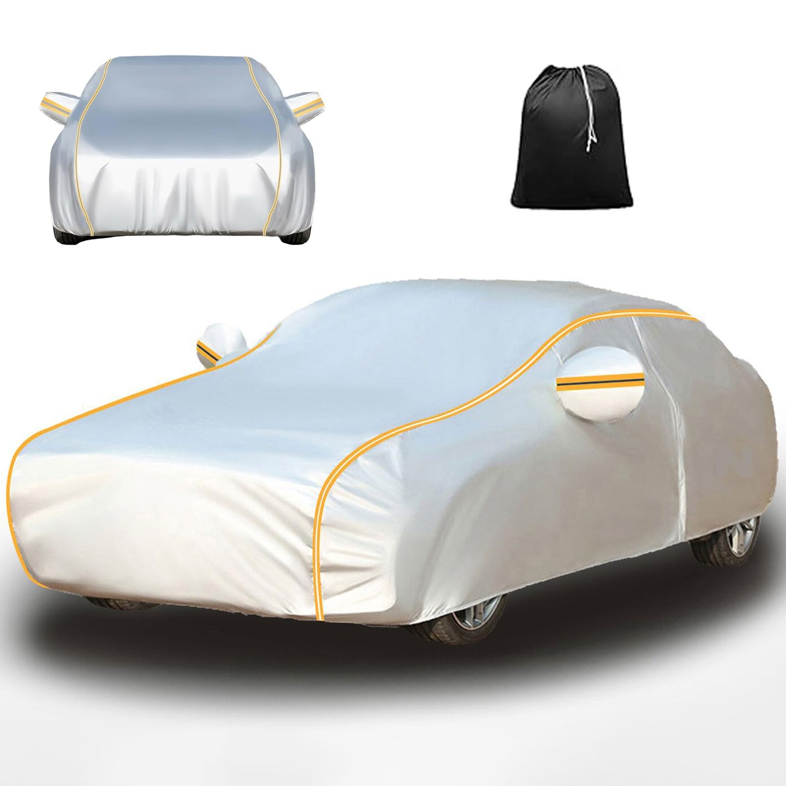 Autoabdeckung für 𝖳𝗈𝗒𝗈𝗍𝖺 Corolla Cross Auto Abdeckplane Vollgarage Outdoor Auto Abdeckplane Autoabdeckung Winter Wasserdicht Regen Sonne Staub UV Schutz von BAITUB