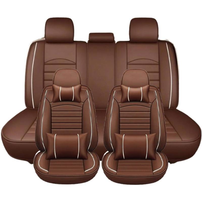 BAITUB Autositzbezüge Set für 𝖬𝖾𝗋𝖼𝖾𝖽𝖾𝗌 190 W201 5 Stück Wasserdicht Sitzbezüge Auto Vordersitze & Rückbank mit Seitenairbags von BAITUB