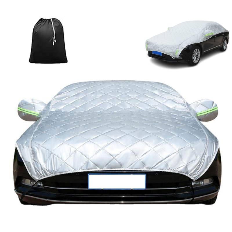 Wasserdicht Auto Abdeckung für 𝖬𝗂𝗇𝗂 Cabrio One Halbgarage Autoabdeckung Autohülle Autoplane Winddichte Halbabdeckung für Allwetter Auto Abdeckplane UV-Beständige von BAITUB