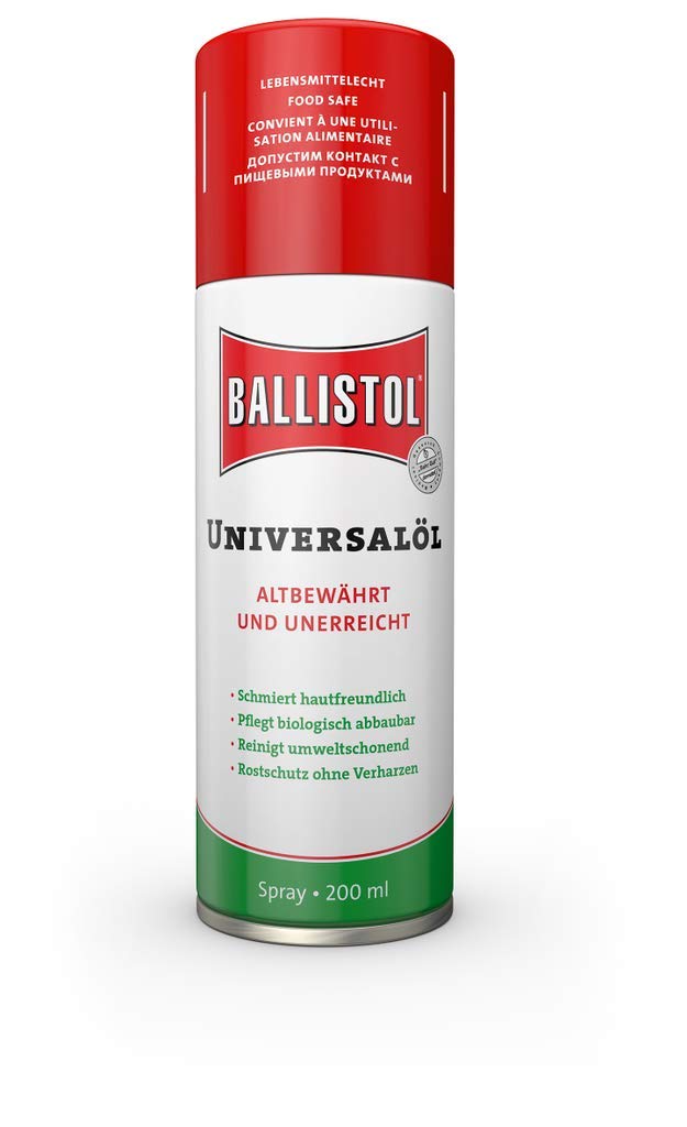 BALLISTOL 21700 Universalöl Spray 200ml, transparent, 200 ml von BALLISTOL