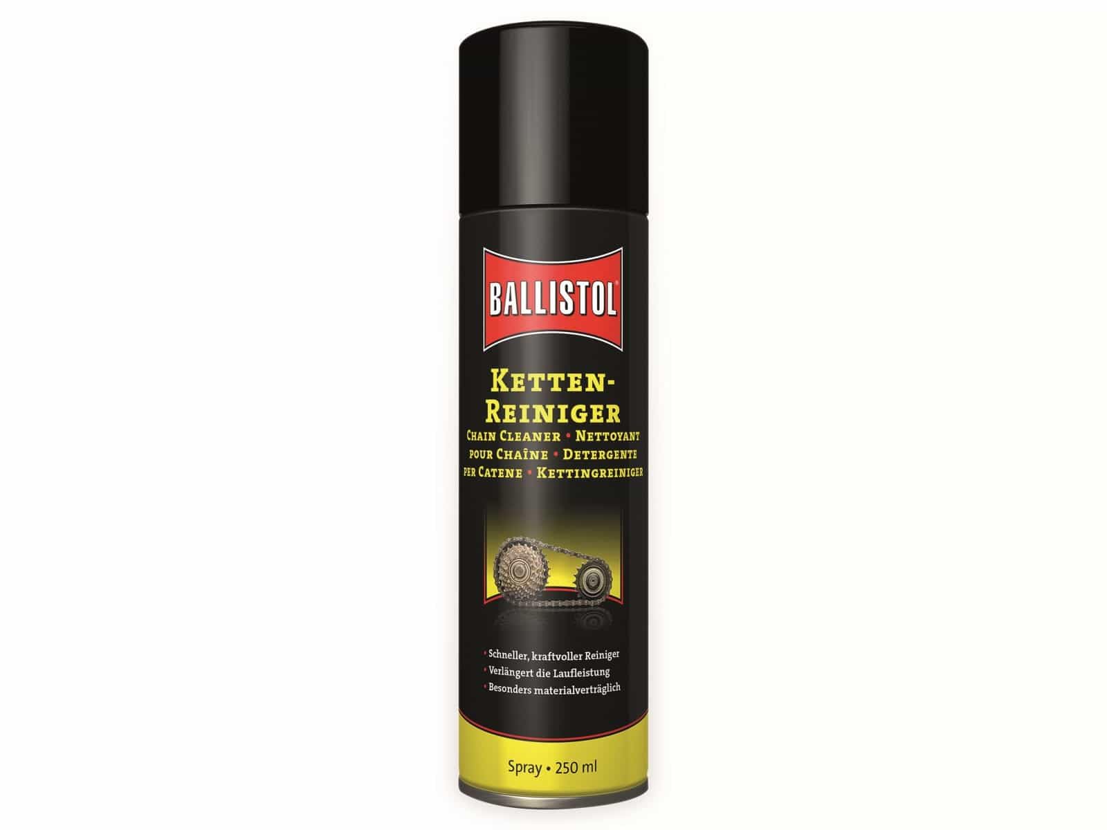 BALLISTOL 28800 Ketten-Reiniger 250ml Spray – Chain-Cleaner für Fahrrad- und Motorradketten, Zahnräder, Rahmen, Felgen BALLISTOL 28800 Ketten-Reiniger 250ml Spray – Chain-Cleaner für Fahrrad- und Motorradketten, Zahnräder, Rahmen, Felgen von BALLISTOL