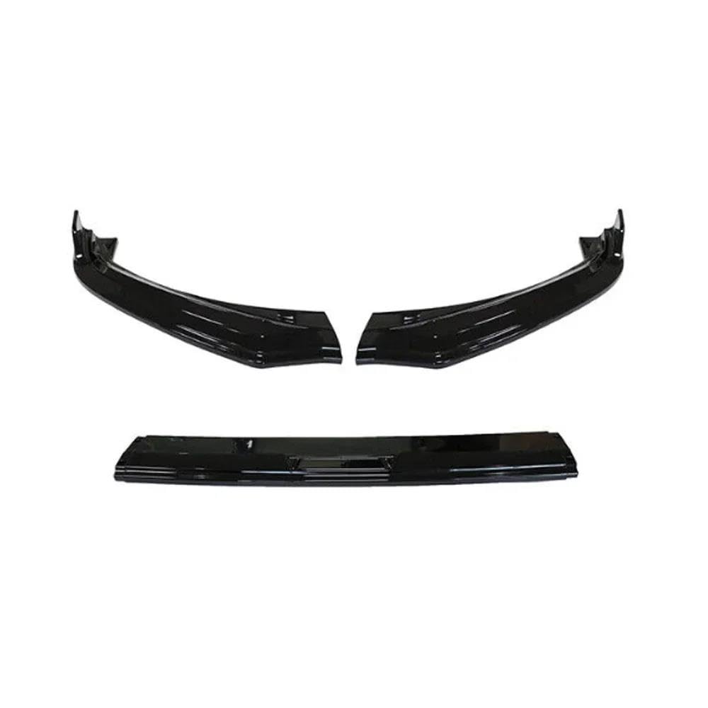 Automobilindustrie Auto Frontstoßstange Lip Spoiler Splitter Diffusor Abnehmbarer Body Kit Abdeckung Schutz Für Elektrische Mustang Mach-E 2021 2022(Gloss black) von BANBE