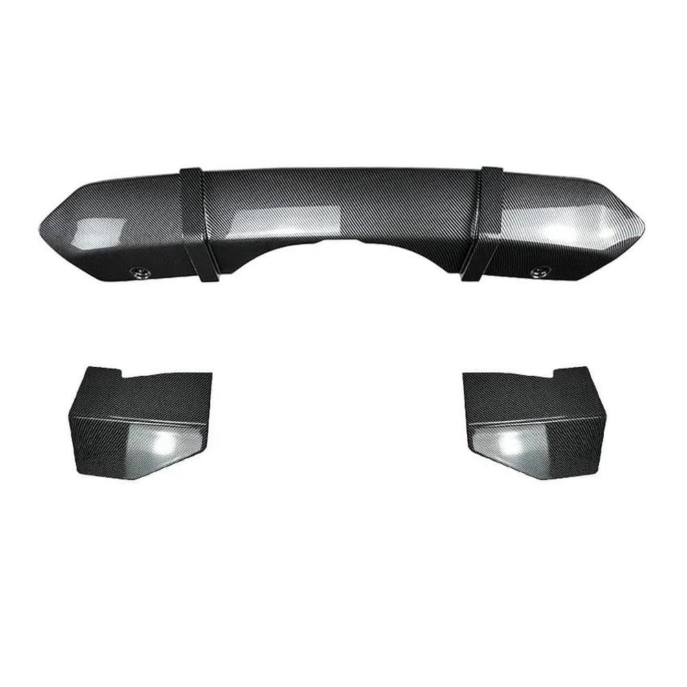Automobilindustrie Auto Heckstoßstange Diffusor Lippe Für BMW X5 F15 M Sport 2014-2018 Für MP Style Spoiler Splitter Plate Body Kit(Carbon Look) von BANBE