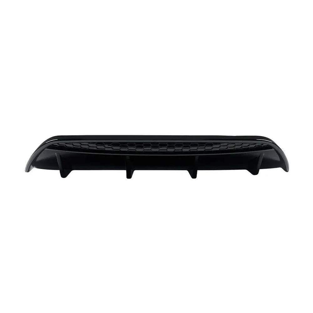 Automobilindustrie Für Alfa Romeo Stelvio 2017-2024 Trim Spoiler Diffusor 4 Flossen Auto Unteren Kinn Körper Kits Splitter Lip Auto Hinten Stoßstange(Gloss Black) von BANBE
