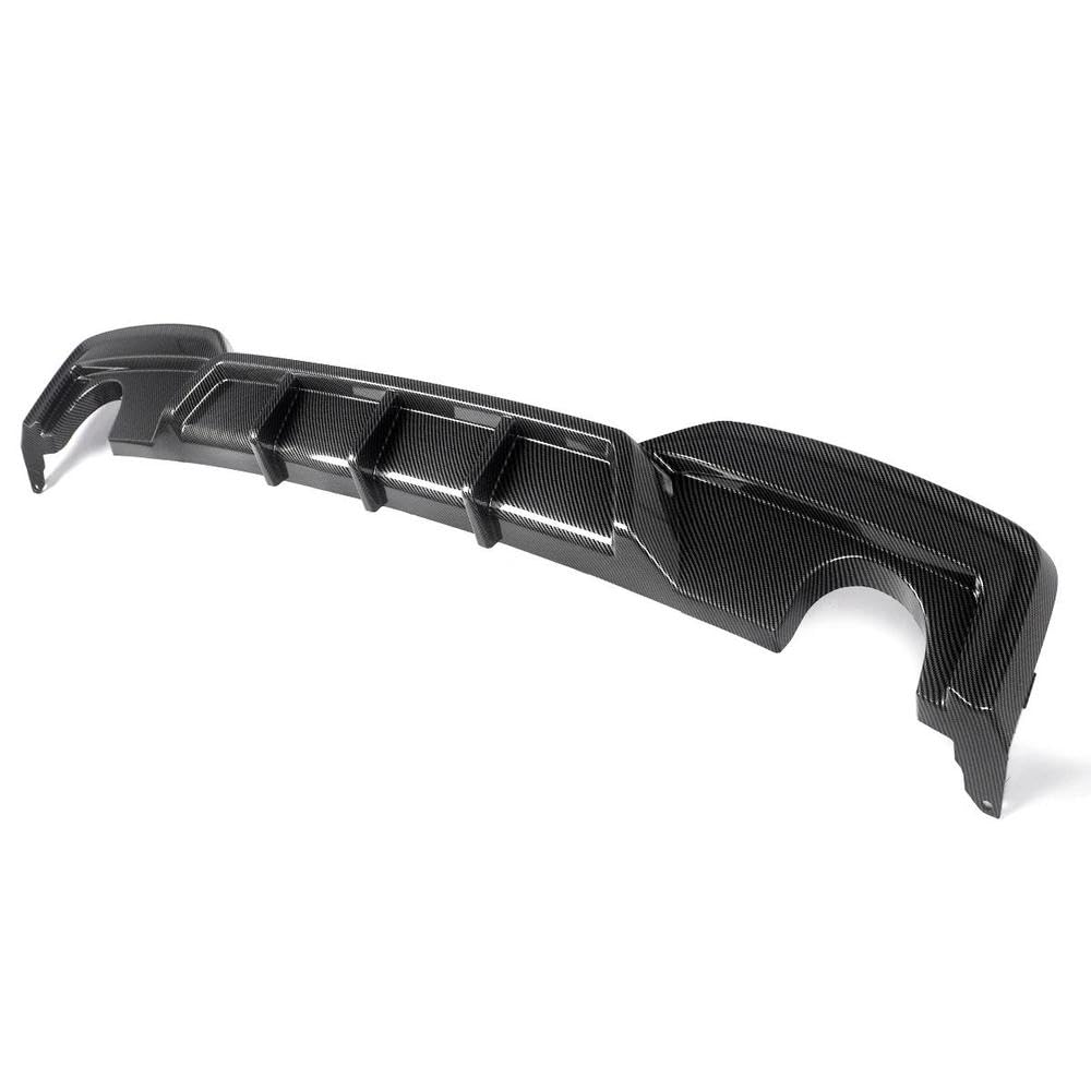 Automobilindustrie Für BMW F06 F12 F13 640i M Sport 2012-2018 Carbon Fiber Heckschürze Diffusor Lip(Carbon fiber look) von BANBE