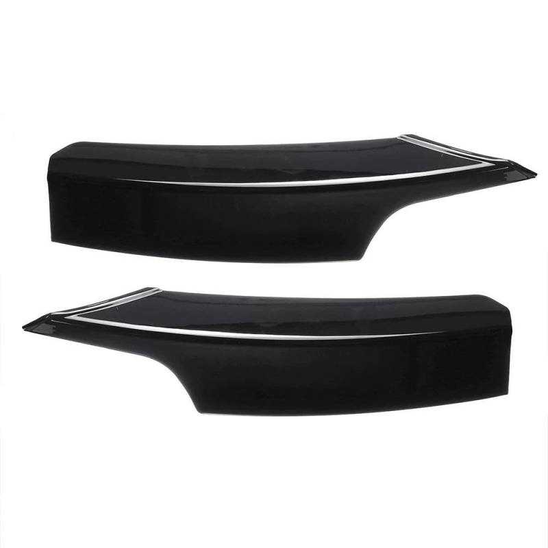 Automobilindustrie Für BMW F30 F31 M Sport 2012-2019 Frontschürze Lip Splitter Canards Spoiler 1 Paar Auto Nebel Lampe Augenbraue Rahmen Abdeckung(Type B-Glossy Black) von BANBE