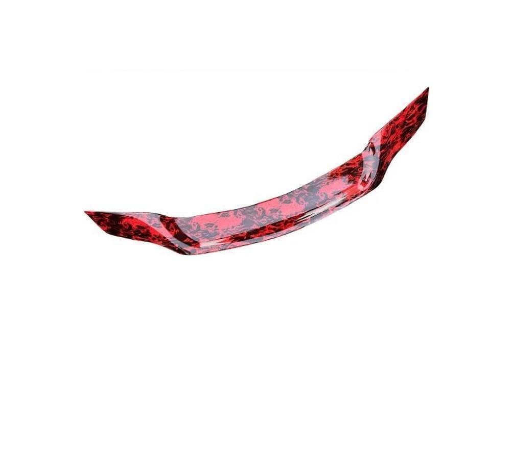 Automobilindustrie Für Benz C-Klasse W204 C200 C220 C260 C300 2007-2014 Heckspoilerflügel ABS-Material Autozubehör(Flamboyan red) von BANBE