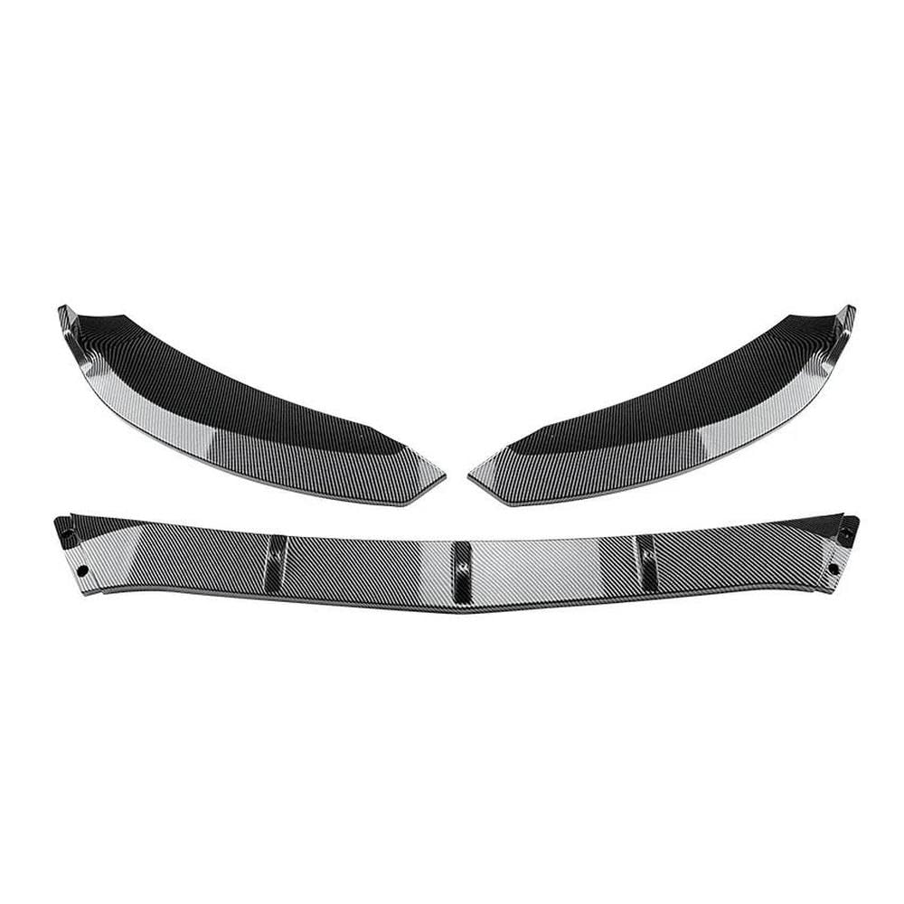 Automobilindustrie Für Benz C W205 C180 C200 C260 2015-2018 3 Teile/satz Auto Front Stoßstange Lip Splitter Diffusor Body Kit Spoiler Trim(Carbon Printing) von BANBE