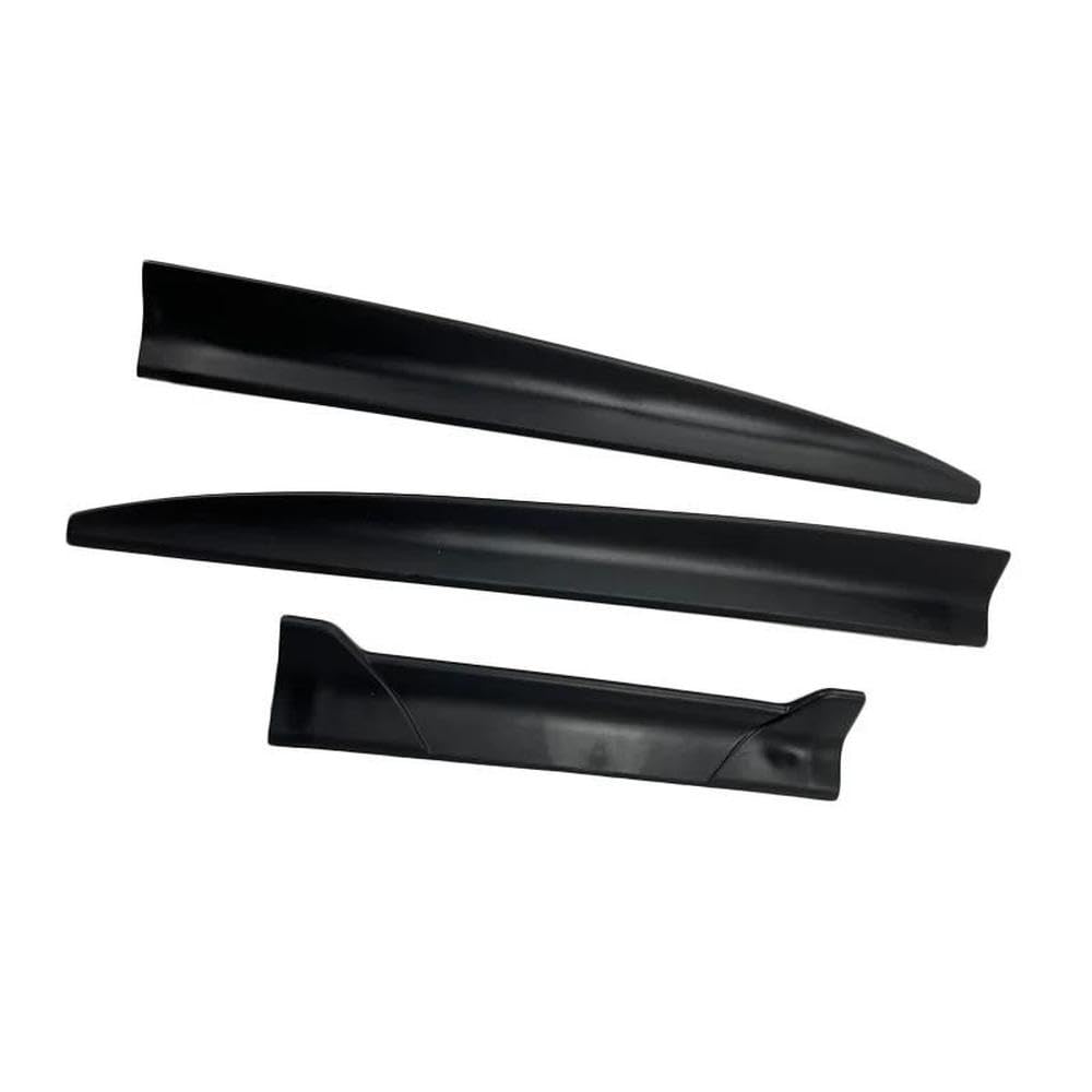 Automobilindustrie Für Ford Escort Limousine Zubehör 2015-2020 Auto Hinten Stamm Spoiler Flügel 3Pcs Gummi Matt Schwarz(Sty1 Matt Black) von BANBE