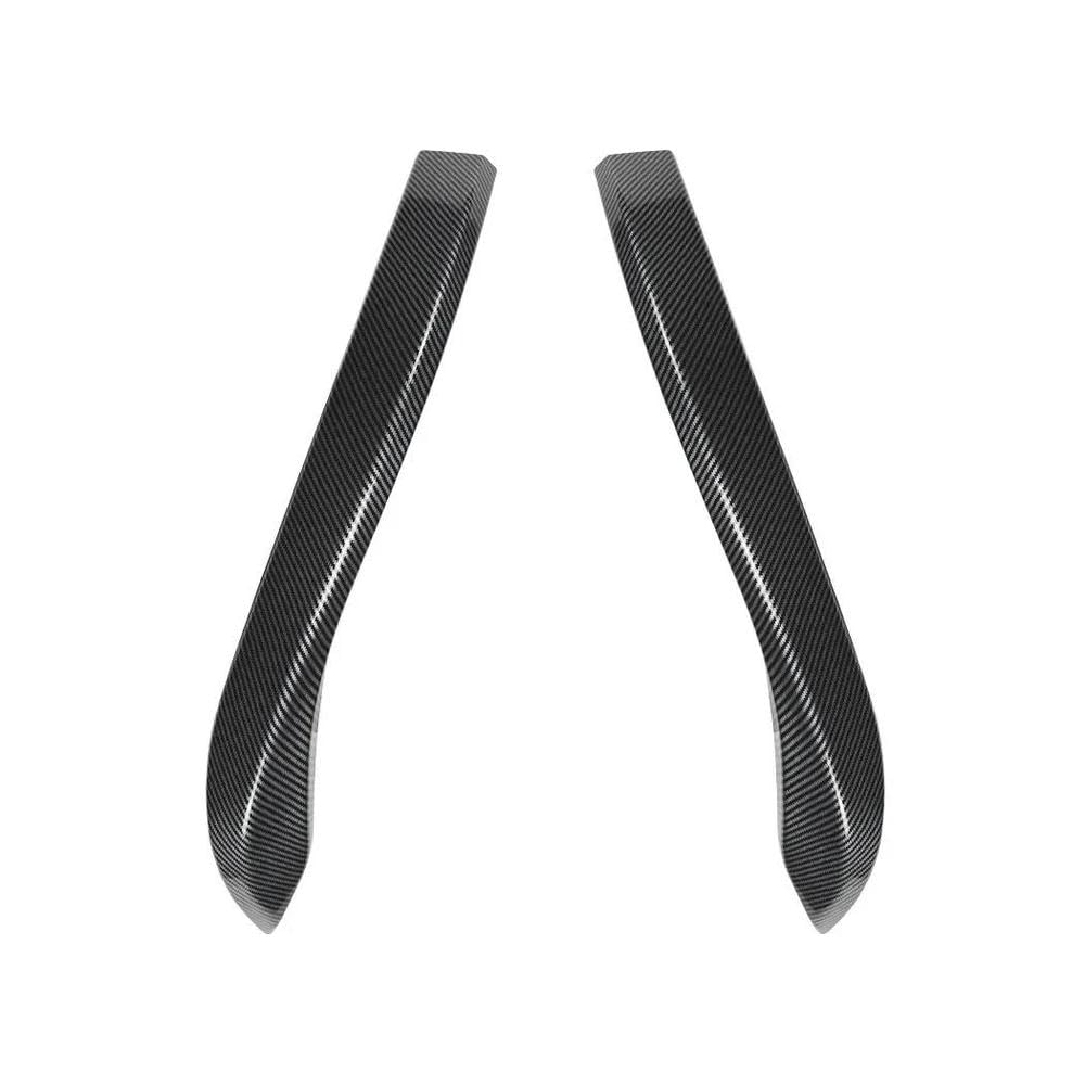 Automobilindustrie Für Golf 8 MK8 GTI Für MK8 Rline 2020-2024 Upgrade Auf Clubsport/CS Stil Front Stoßstange Seite Canard Spoiler Lip Splitter(Carbon Look) von BANBE