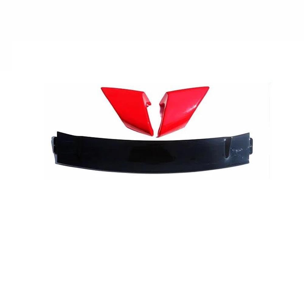 Automobilindustrie Für Honda Civic FD2 2006-2015 ABS Kunststoff Hinten Stamm Deckel Auto Spoiler Flügel Außen Tuning Zubehör Teil(Red Black) von BANBE