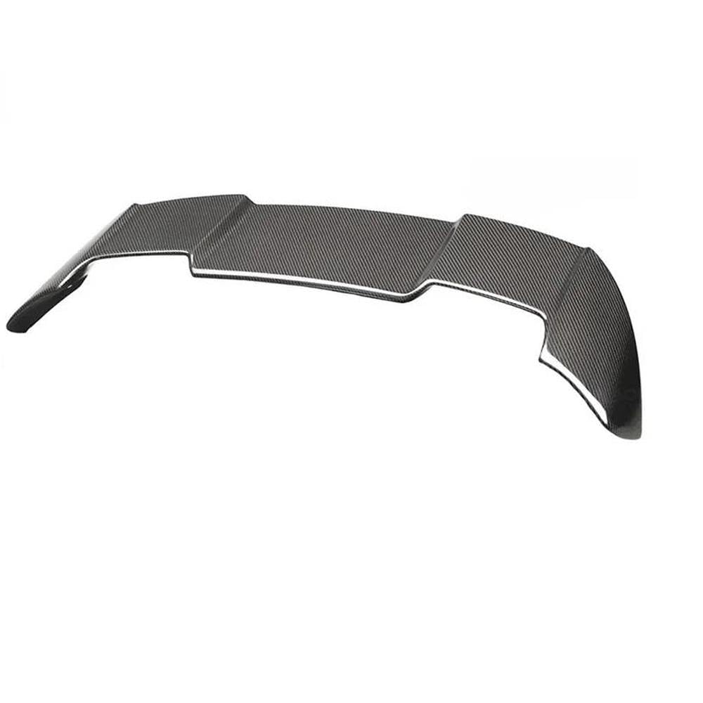 Automobilindustrie Für Toyota Corolla E210 5-Türer Schrägheck 2019-2022 Hinten Dach Spoiler Flügel Lip ABS Körper Kit Auto Styling(Carbon Fiber Look) von BANBE