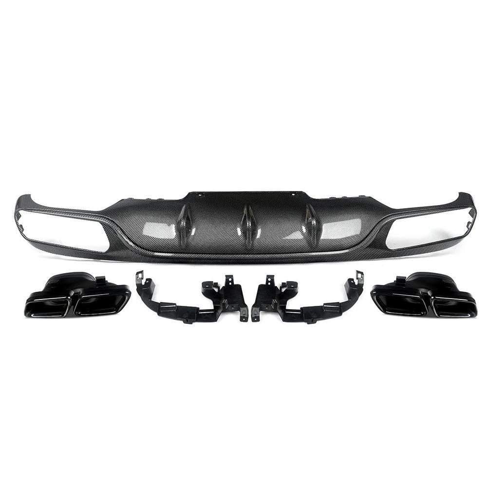 Automobilindustrie Für W213 E200 E300 2016-2020 Für AMG Carbon Style Heckdiffusor Mit Endrohr Automobilindustrie Für W213 E200 E300 2016-2020 Für AMG Carbon Style Heckdiffusor Mit Endrohr von BANBE
