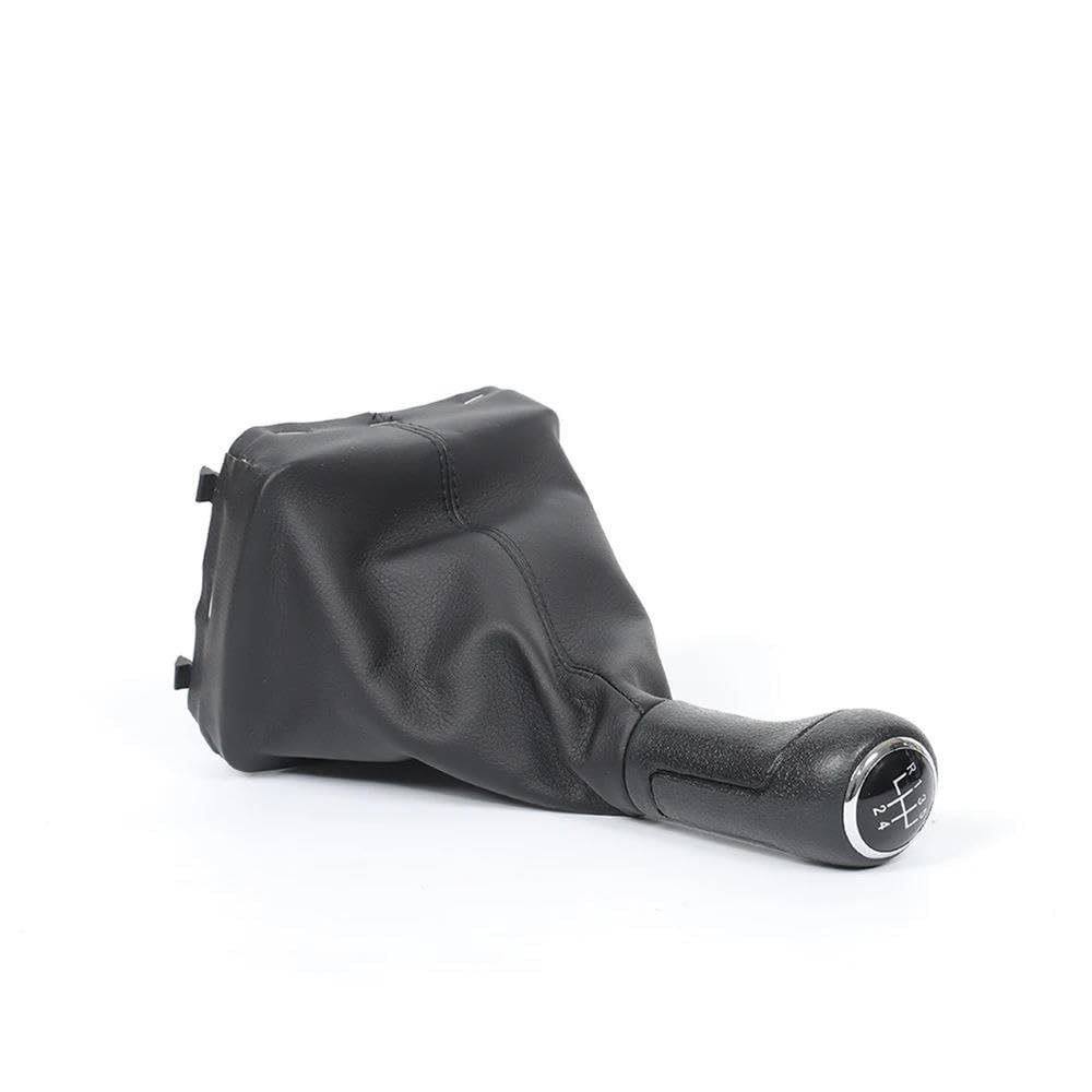 Autoteile 5-Gang-Schaltknauf Für Polo 9N 9N2 2002–2009 Auto-Schaltgetriebe Schalthebelmanschette Leder-Kofferraumabdeckung Ersatz(B 5 Speed) von BANBE