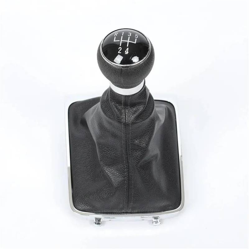 Autoteile Für Passat B6 2005-2012 Neuer 5/6-Gang-Schaltgetriebe Schaltknauf Schalthebelmanschette Leder(Plastic 5 Speed) von BANBE