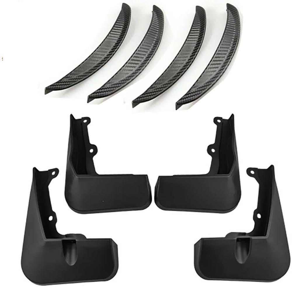 Autoteile Set Auto-Schmutzfänger Für Kia EV6 GT GT-Line CV EV 2021-2024 Schmutzfänger Spritzschutz Kotflügel Kotflügelverbreiterungen Protektoren(8PCS - With Gift) von BANBE