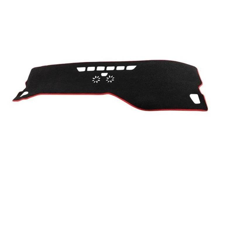 Für Chery Tiggo 8 Pro 2021-2023 Auto Dashboard Abdeckung Sonnenschutz Matte Pad Teppiche Zubehör Autoteile(A Red Side) von BANBE