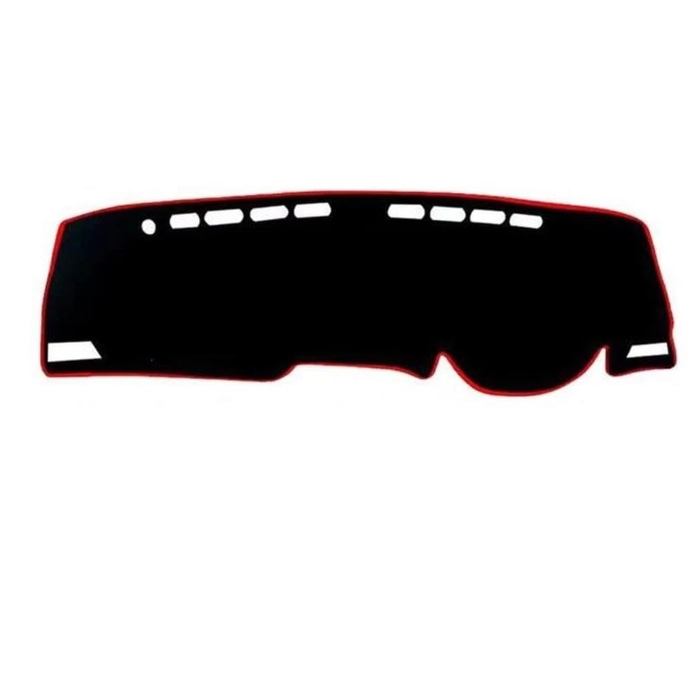 Für Chevrolet Groove Für Baojun 510 2017-2023 Auto Armaturenbrett Abdeckung Matte Pad Protector Dash Sonnenschutzdach Teppich Zubehör Autoteile(Rood,RHD) von BANBE
