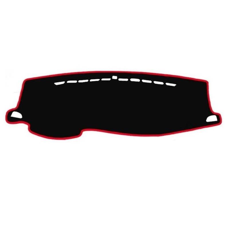 Für Hyundai Accent 2017-2020 Auto-Armaturenbrett Sonnenschutz Vermeiden Lichtmatte Pad Instrumententafel Abdeckung Teppiche Autoteile(A Red Side) von BANBE