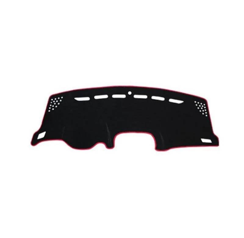 Für Jeep Renegade BU 2015-2022 Auto Dashboard Abdeckung Matte Sonnenschutz Pad Instrument Panel Teppiche Auto Zubehör Autoteile(Rood) von BANBE