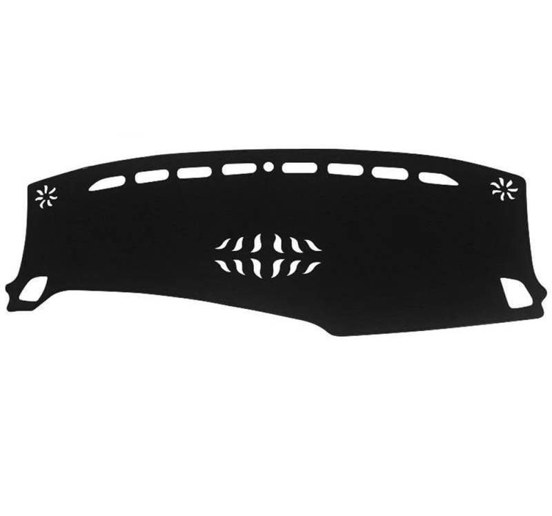 Für Kia Carnival Sedona KA4 2020-2023 Zubehör Auto Sonnenblende Dashboard Anti-Rutsch-Matte Autoteile(LHD Black) von BANBE