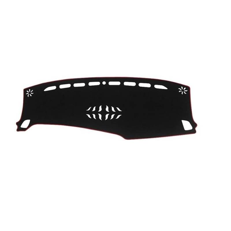 Für Kia Für Karneval MPVl KA4 2020~2023 Auto-Armaturenbrett-Abdeckung, Sonnenschutzmatte, Instrumententafel, Teppiche, Zubehör Autoteile(A LHD Red side) von BANBE